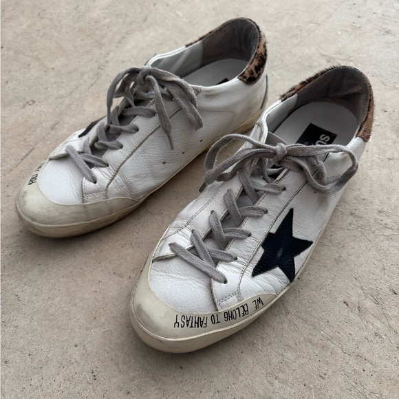 Golden Goose White Leather Insoles